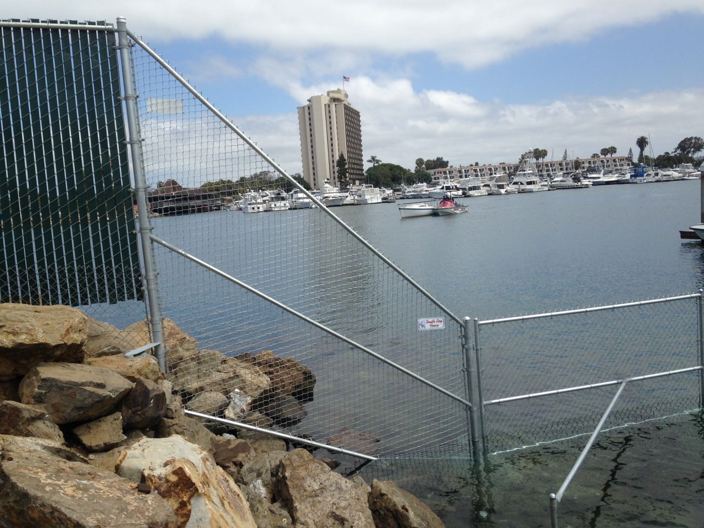 Chain link fence installation in San Diego