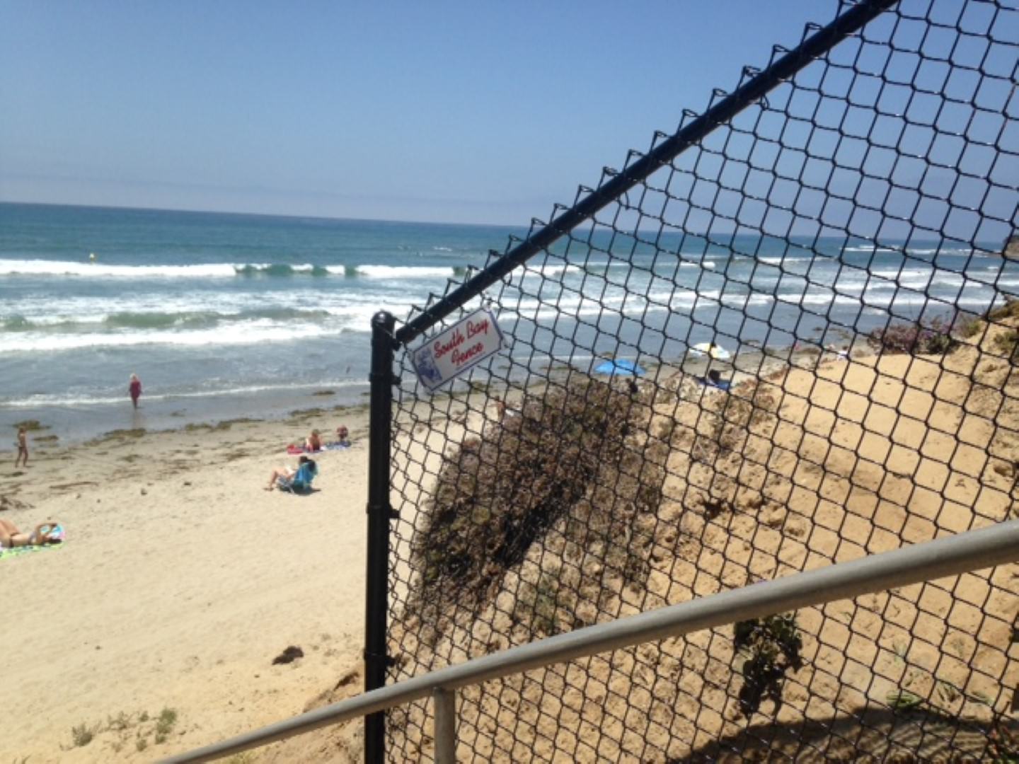 Black vinyl coated chain link fence