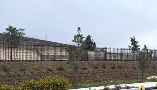 Commercial iron fence project