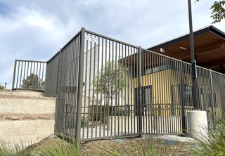 Custom iron fence