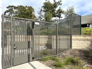 Custom iron fence and gate