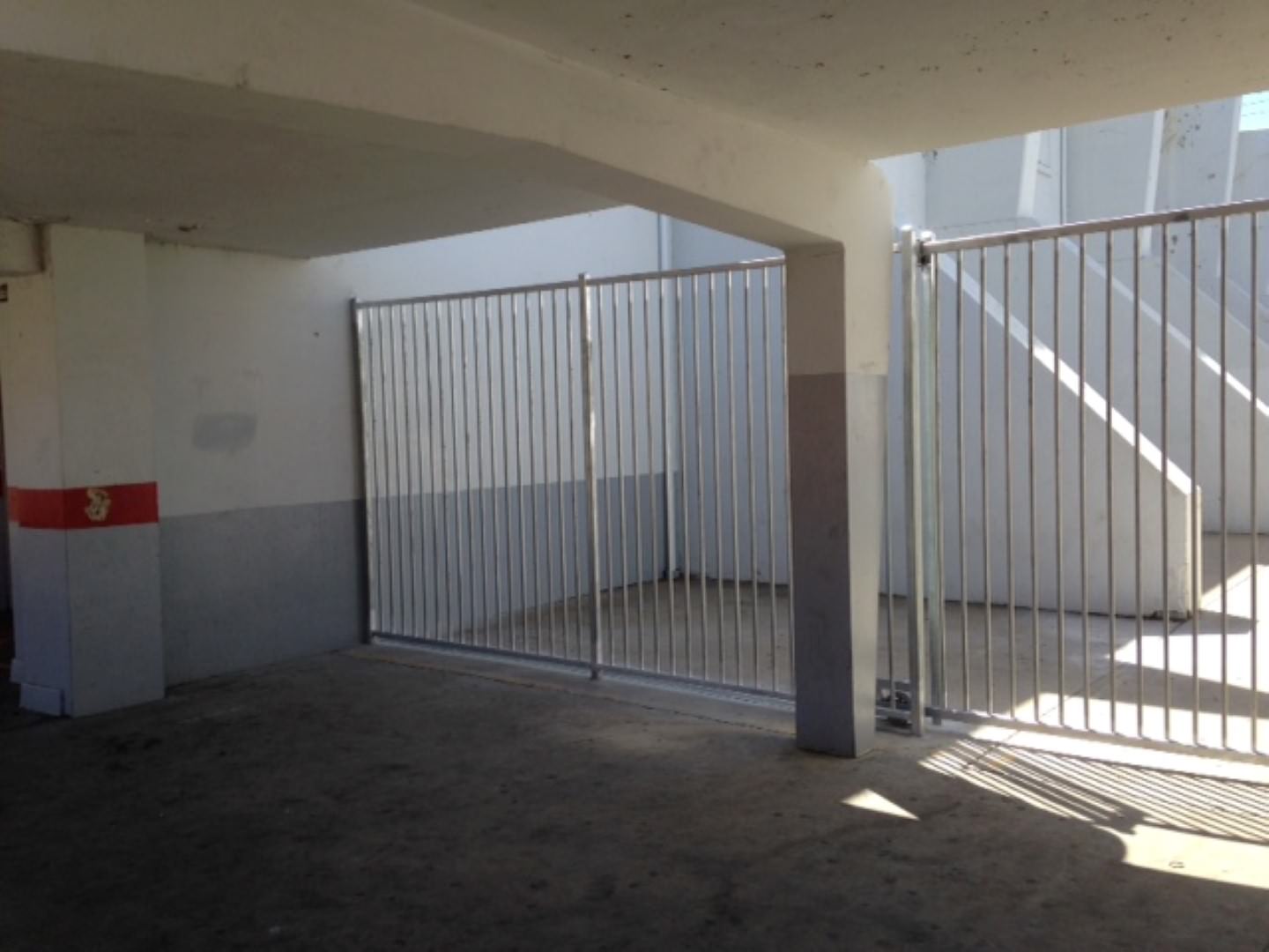 Commercial iron fence