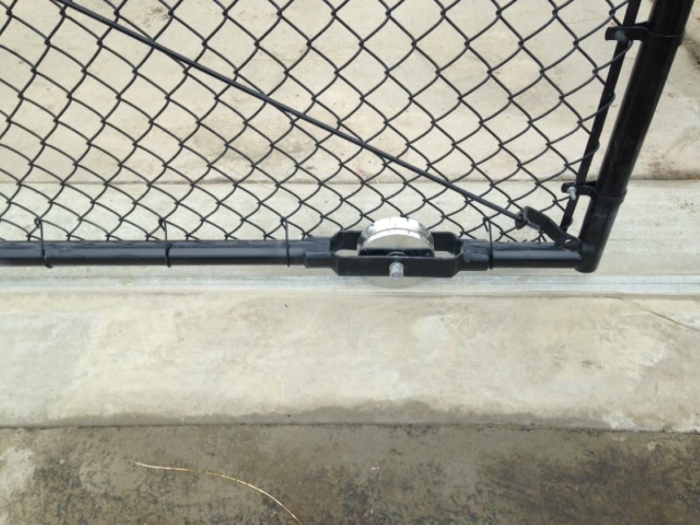 V-track wheel for sliding gate