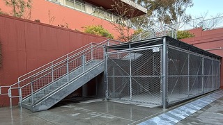 Chain link equipment enclosure
