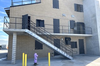 Commercial stair handrails