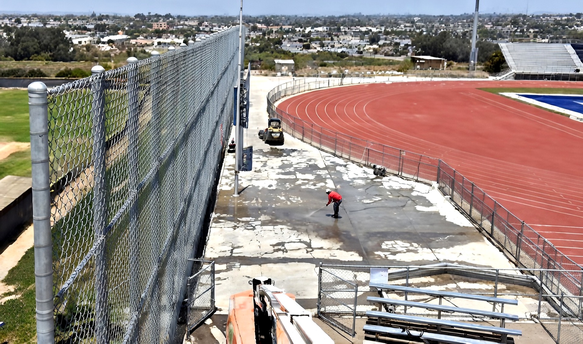 Baseball field fence